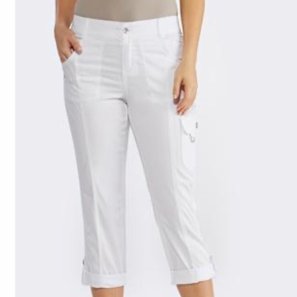 Cato Woman White Cargo Pant | NWT | SZ 20